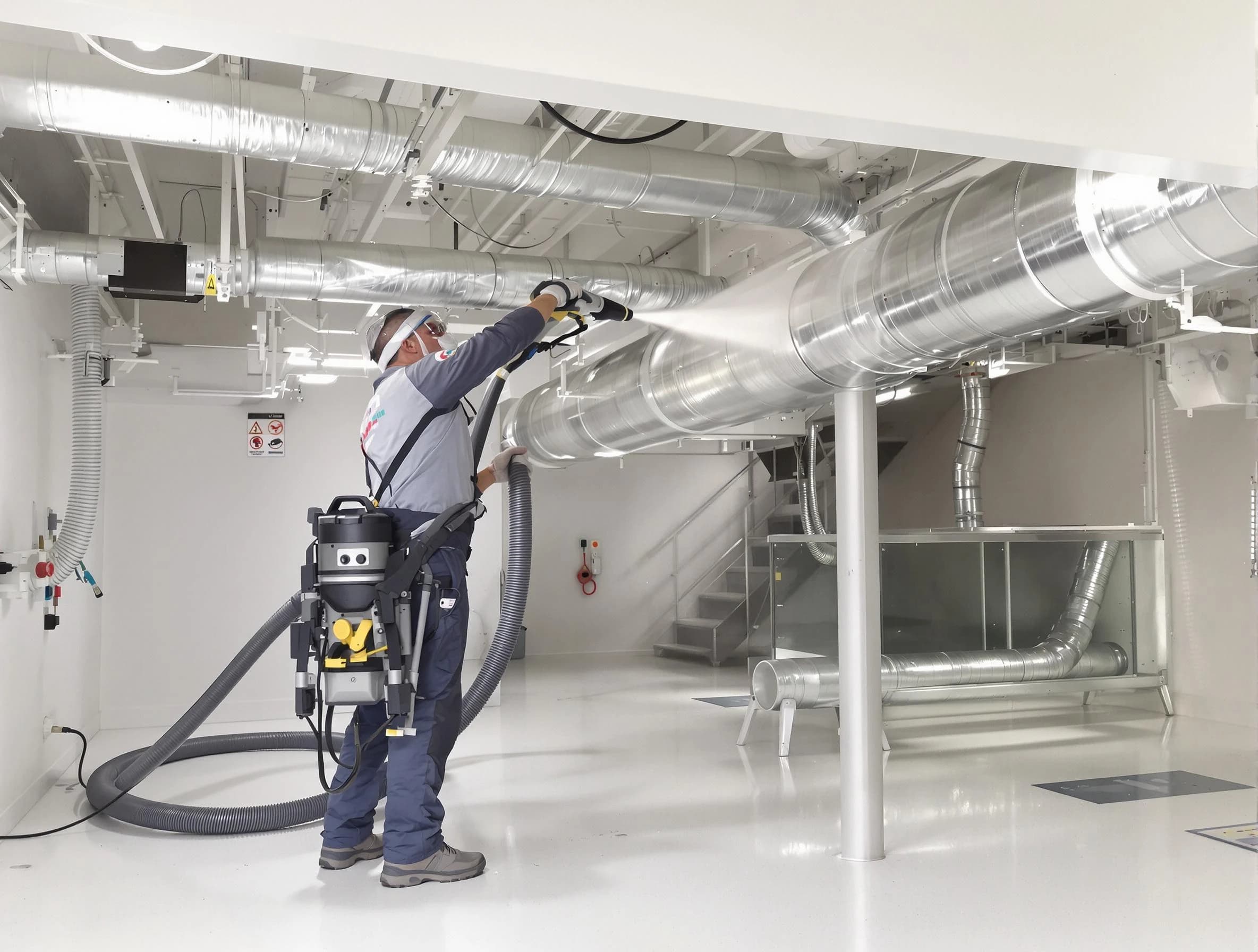 Professional central duct cleaning by Moore Air Duct Cleaning in Moore