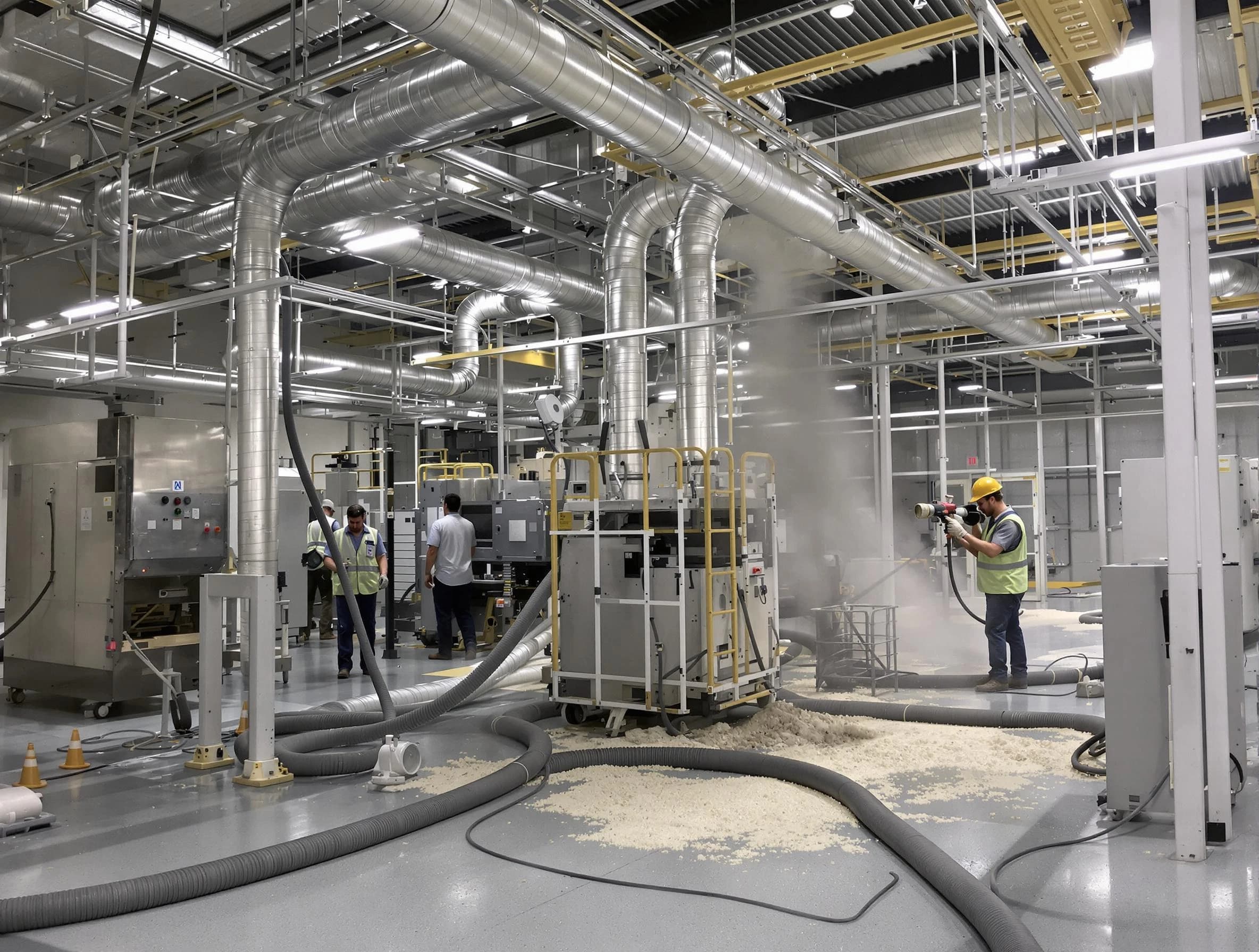 Heavy-duty industrial duct cleaning by Moore Air Duct Cleaning in Moore