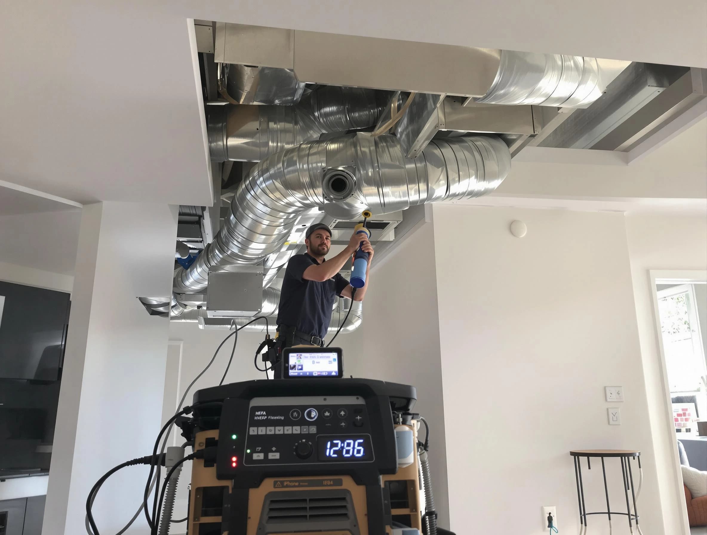 Advanced pure air duct cleaning by Moore Air Duct Cleaning in Moore