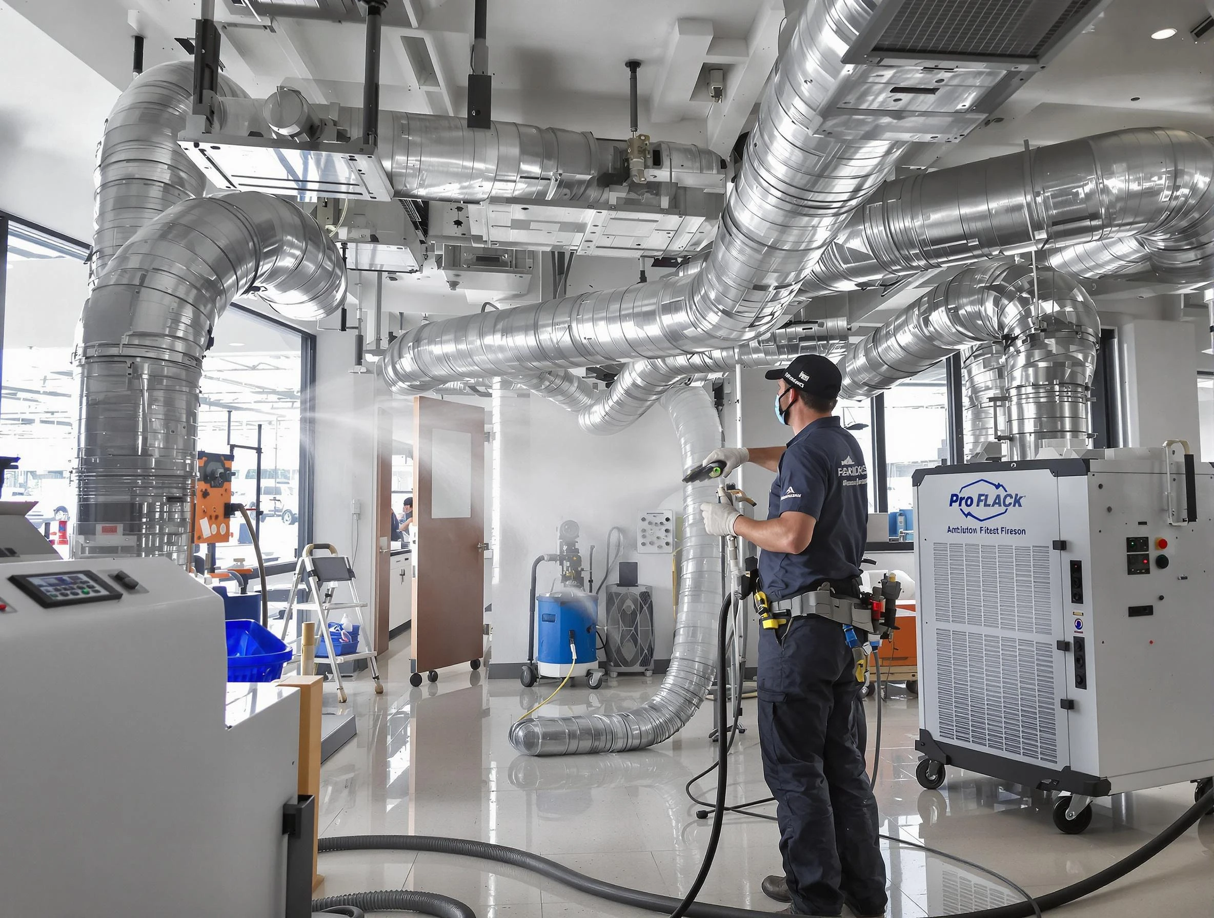 Negative Pressure Air Duct Cleaning in Moore