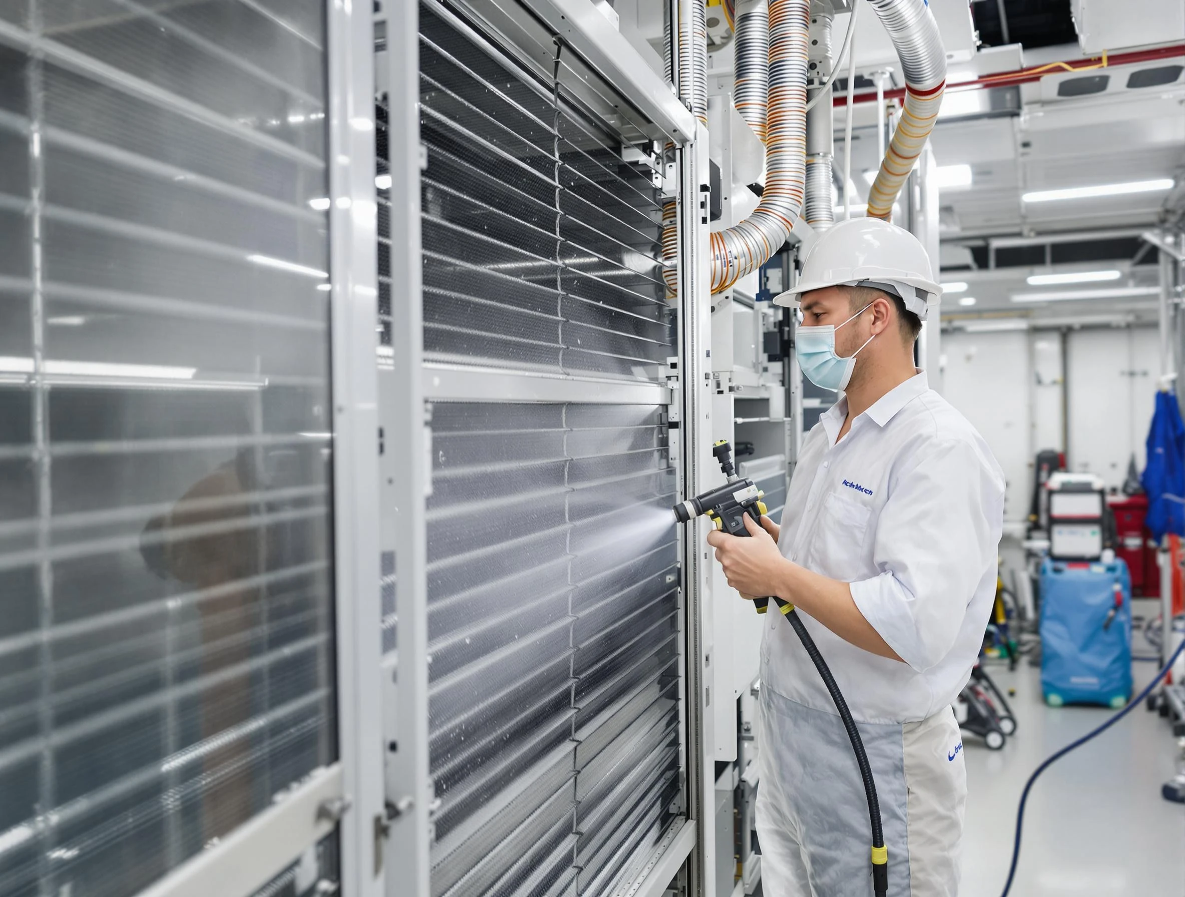 Professional AC coil cleaning by Moore Air Duct Cleaning in Moore