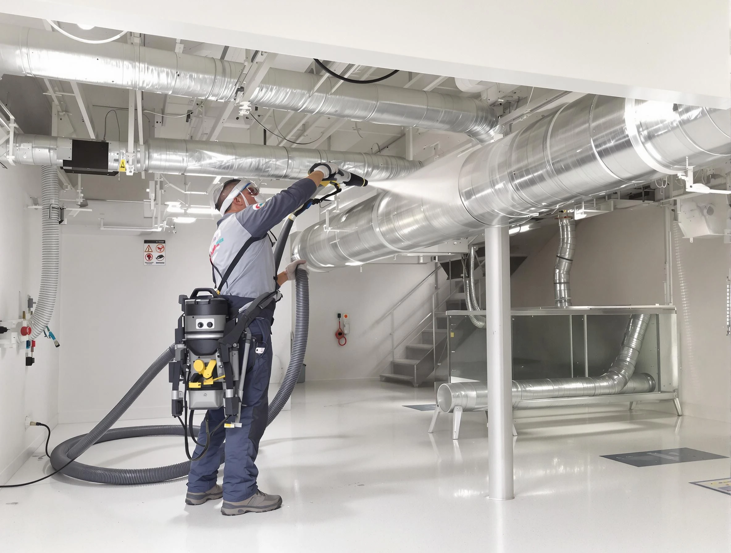 Professional central duct cleaning by Moore Air Duct Cleaning in Moore