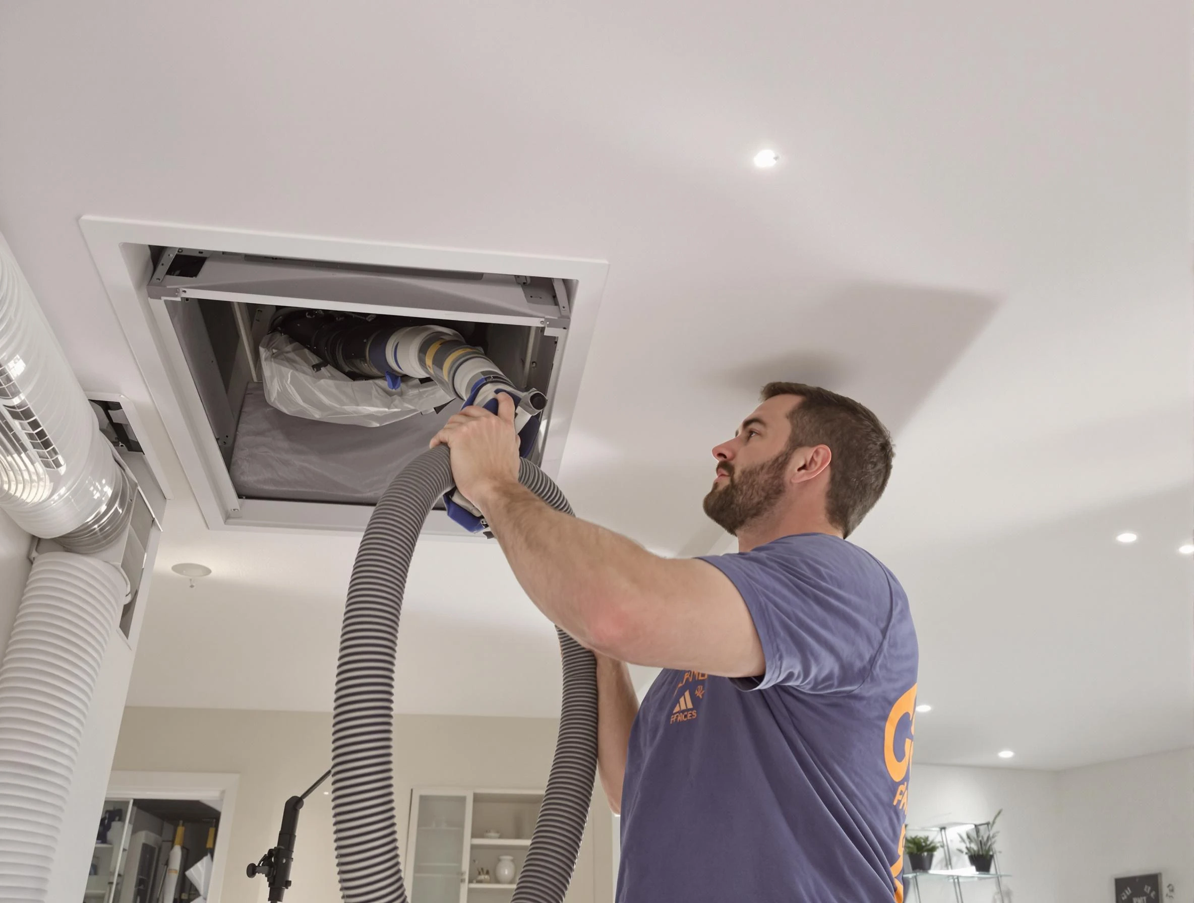 Precision indoor duct cleaning by Moore Air Duct Cleaning in Moore