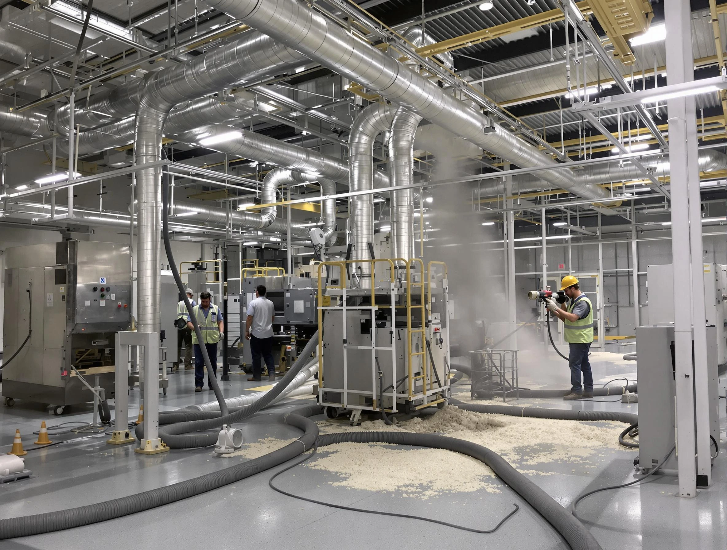 Heavy-duty industrial duct cleaning by Moore Air Duct Cleaning in Moore